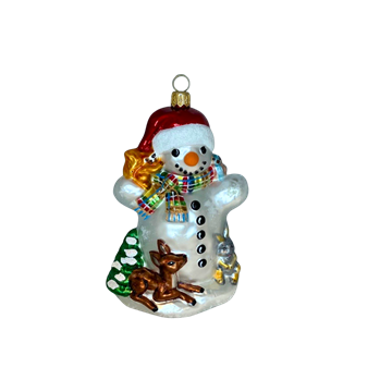 Snemand Med Dådyr & Hare